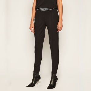 Calvin Klein dámské černé kalhoty - L (BAE)
